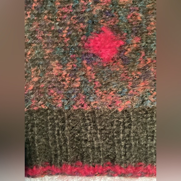 One-of-a-Kind Hand Knit Mohair Sweater - Picture 9 of 9